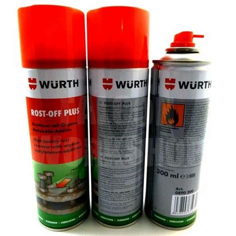 Clear Wurth Rust Off Spray For Industrial Use At Rs 300 Bottle In