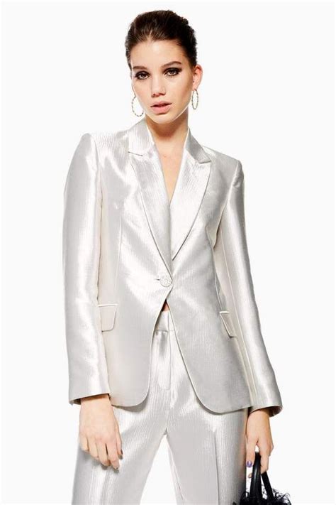 Topshop Satin Suit Jacket Topshop Outfit Suits For Women Satin Suit