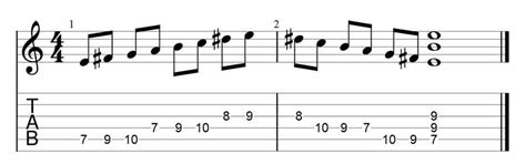 How To Play The E Harmonic Minor Scale