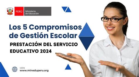 🚀los Cinco Compromisos De GestiÓn Escolar 2024 Cge Que Se Debe Priorizar🖊️ Ministerio De