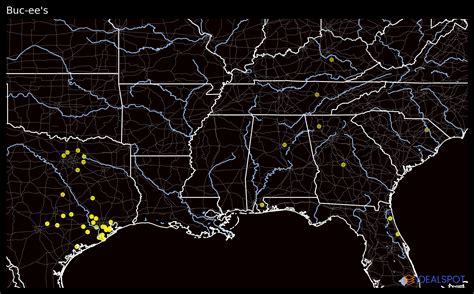 Buc Ee'S South Carolina Locations Map - Dana Milena