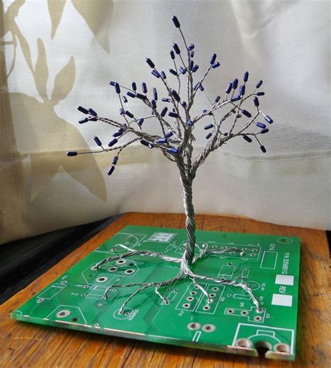 Circuitree Resistor And Circuit Board Tree Sculpture In Tree