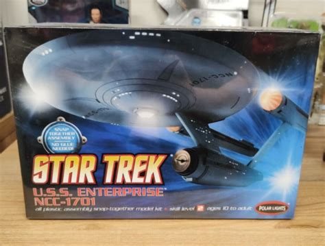 Polar Lights Star Trek Uss Enterprise Ncc 1701 Model Kit Pol803m Factory Sealed 858388008039 Ebay