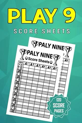 Play Score Sheets Play Nine Golf Score Cards Play Nine Golf