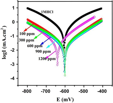 Potentiodynamic Polarization Curves Elog I Relationship Of Carbon