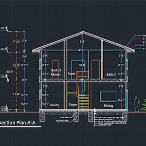 V X Feet X Meter Feet Simple Duplex House Plan Bed