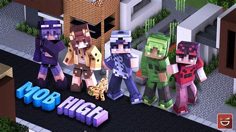 Mob High By Giggle Block Studios Minecraft Skin Pack Minecraft