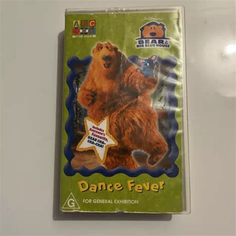 BEAR IN THE Big Blue House Dance Fever VHS 2001 PAL 12 31