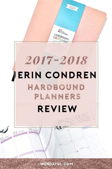 How I Organize And Decorate My Erin Condren Planner Wendaful Planning