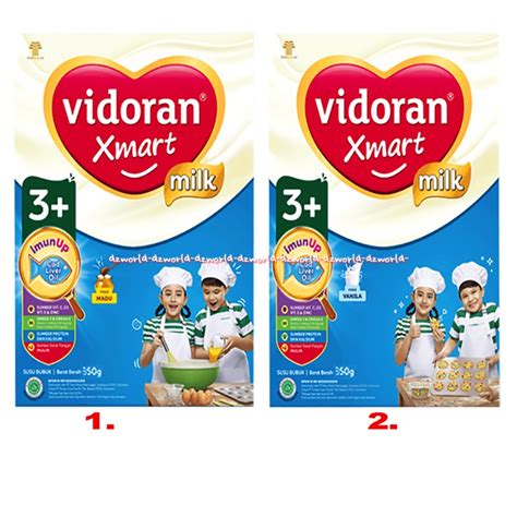 Jual Vidoran Xmart Milk Rasa Madu Vanilla Gr Susu Untuk