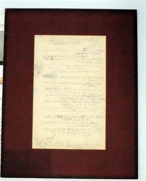 'Heartbreak Hotel' original lyrics headline at GWS Auctions, Aug. 26