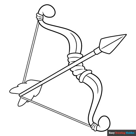 Bow And Arrow Coloring Sheets