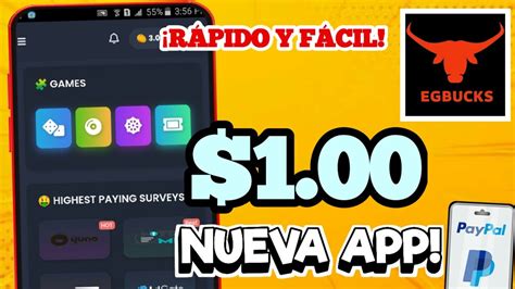 NUEVA APP EgBucks Aplicación Para GANAR DINERO a PAYPAL Payeer