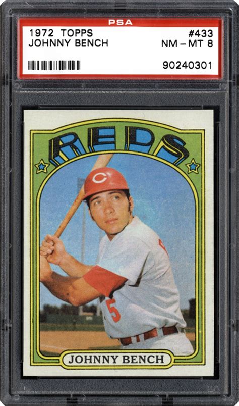 1972 Topps Johnny Bench PSA CardFacts