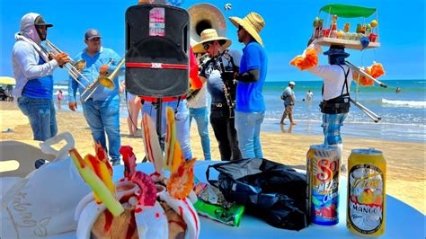 El Muchacho Alegre Con Banda En Vivo En Las Playas De Mazatlan Youtube