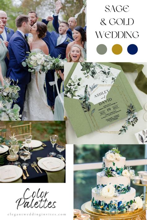 10 Stunning Sage And Gold Wedding Color Palettes For 2023