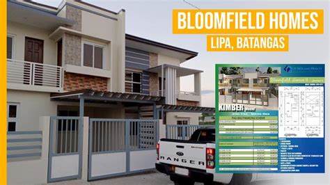 Bloomfield Homes Kimber Model Affordable Housing Lipa Batangas Pwede