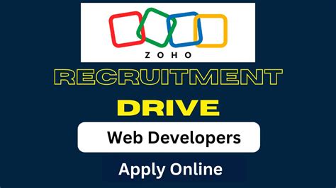 Zoho Freshers Opening For Web Developers Apply Now Superfastus