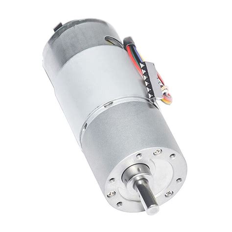 Dc V V Geared Motor With Hall Encoder Optional Dia Mm Output