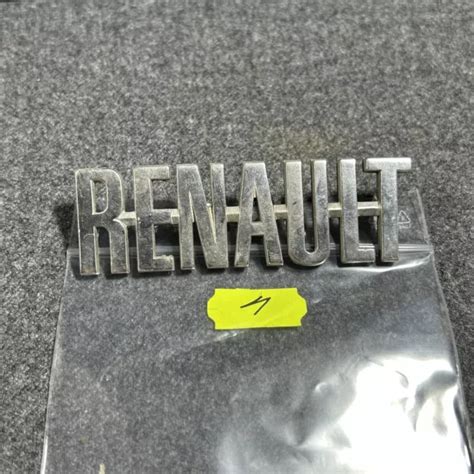 Renault Ancien Sigle Embl Me Logo Insigne Monogramme Hayon Coffre En