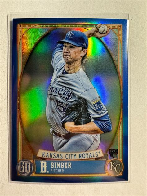 K171 779 2021 Topps Gypsy Queen Chrome Box Toppers Blue 232 Brady