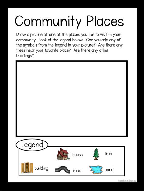 Community Mapping Activity For Kids Hands On Teaching Ideas