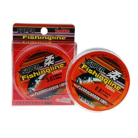 Linha De Pesca Super Forte Fluorocarbono Monofilamento Nylon