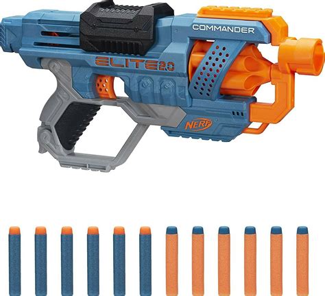 Hasbro Nerf Elite 2.0 Commander RD-6 with 12 Official Darts | Skroutz.gr