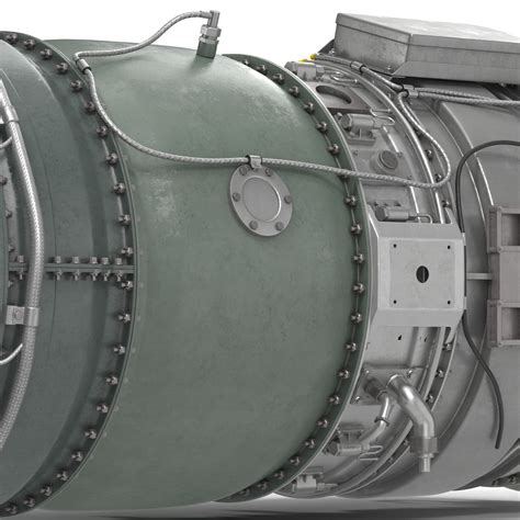 Turbojet Engine 3d Model In Secties 3d Model 199 3ds Max Obj Ma