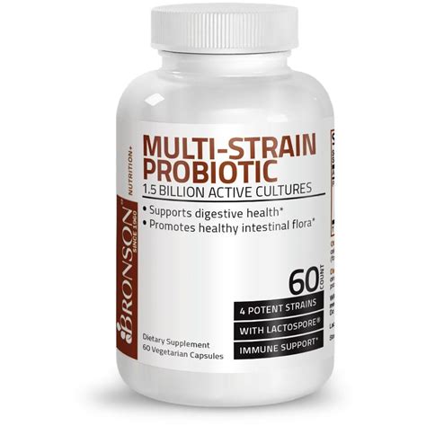 Multi Strain Probiotic 15 Billion Cfu 60 Vegetarian Capsules