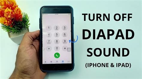 How To Turn Off Dialpad Sound On Iphone Youtube