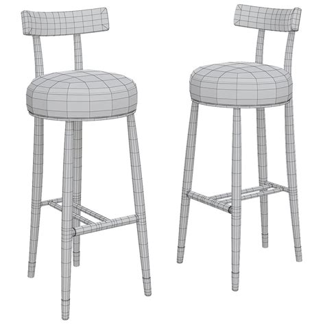 Bar Chair Collection 10 Pieces 3d Model 100 Max Obj Fbx Free3d