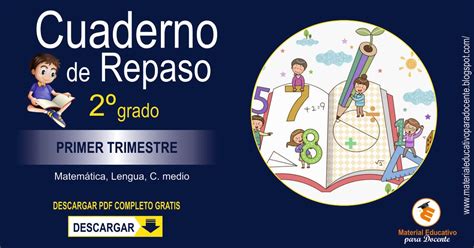 Material Educativo Cuaderno De Repaso Grado Primaria Descargar Pdf