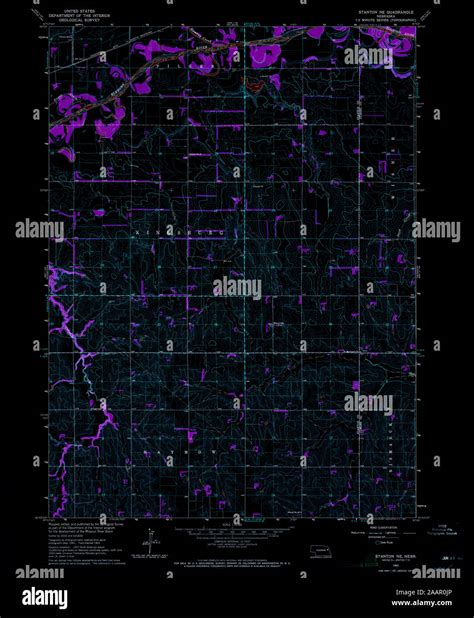 Stanton Nebraska Map Hi Res Stock Photography And Images Alamy