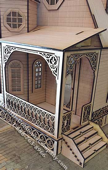 Jasmine Gothic Victorian Cottage Laser Cut Dollhouse Kit Ldd 39797180009jasmincottage The