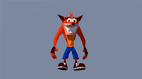 Crash Bandicoot 3d Model By Zandagames 49fcbcb Sketchfab