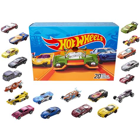 20 Pack Hot Wheels Set Toy Cars Trucks 1 64 Scale 20 Free Shipping W Walmart Or On 35