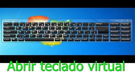 Como Ativar O Teclado Virtual No Windows Youtube