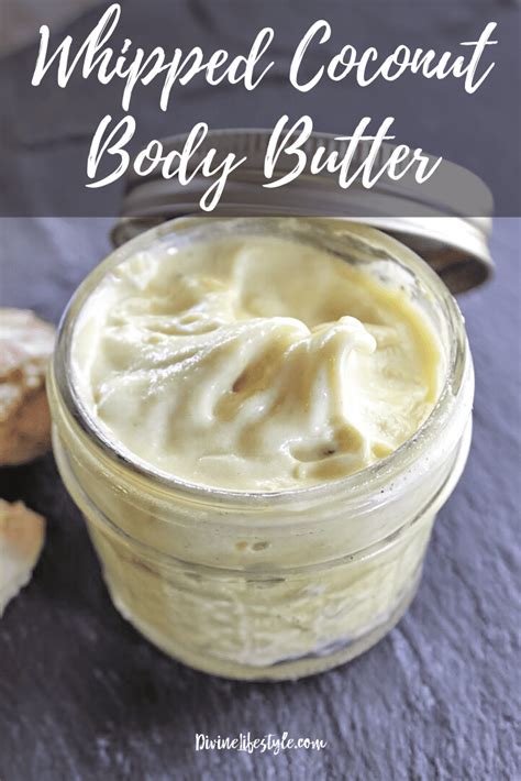 How To Make Whipped Coconut Body Butter Lotion Divine Lifestyle