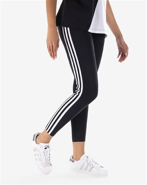 Adidas Adicolor 3d Trefoil High Waisted Leggings Womens Clothes