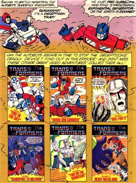 Transformers Fhe Vhs Comics