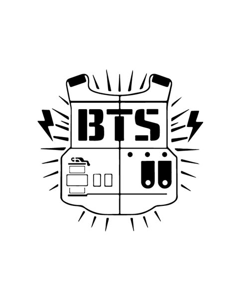 BTS Army Logo Tattoo 2*2 inch – indivisual