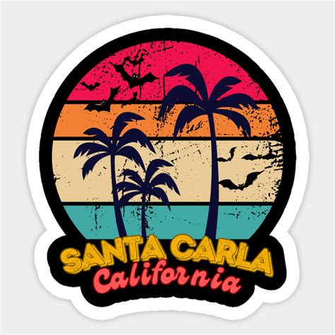 Santa Carla California - The Lost Boys - Sticker | TeePublic