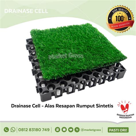 Drainase Cell Alas Rumput Sintetis Resapan Air Karpet Rumput Lazada