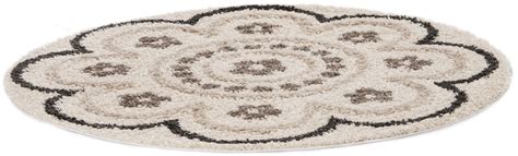 Tapis Rond Shaggy Jordan