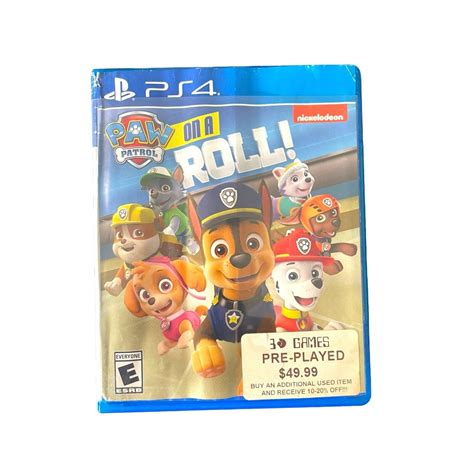 Paw Patrol On A Roll Ps4 Video Game Playstation 4 819338020181 Ebay