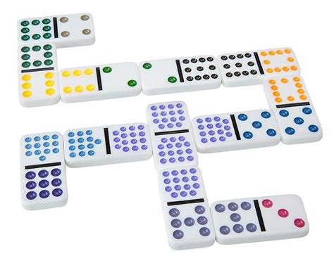 Double 12 Dominoes set with Color Dot - Gamedicechip