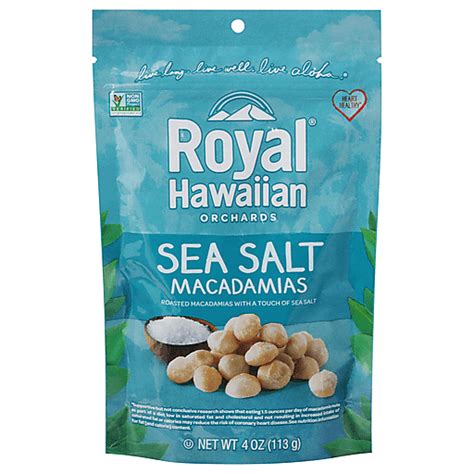 Royal Hawaiian Orchards Macadamias Sea Salt Oz Casey S Foods