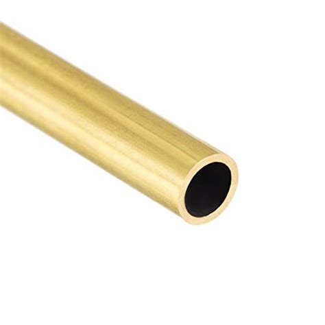 Getuscart Uxcell Brass Round Tube 300mm Length 4 5mm Od 0 5mm Wall Thickness Seamless