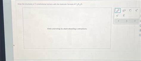 Solved Draw the structures of 3 constitutional isomers with | Chegg.com